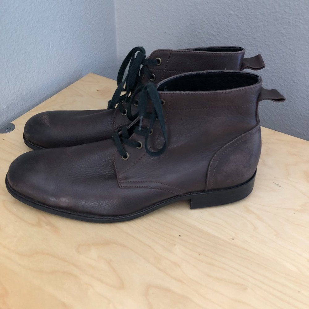 GORDON RUSH Dover Leather Chelsea Boot Men’s size 11.5 Deep Brown
